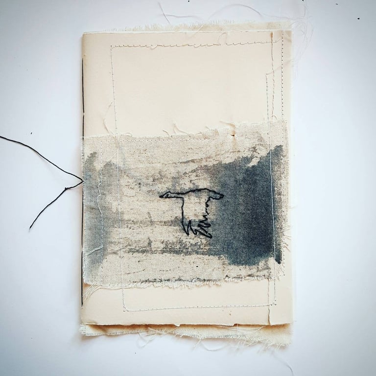 Stitched Goose Book - MADE TO ORDER