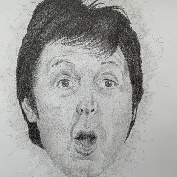 A portrait of Paul McCartney