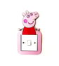 Light Switch Frame - Peppa Pig Wooden surround