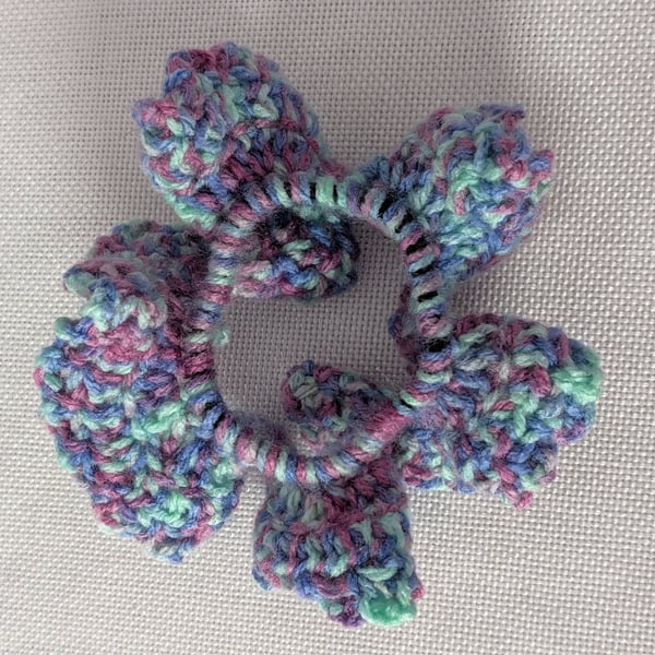 Purple and Blue haze scrunchie