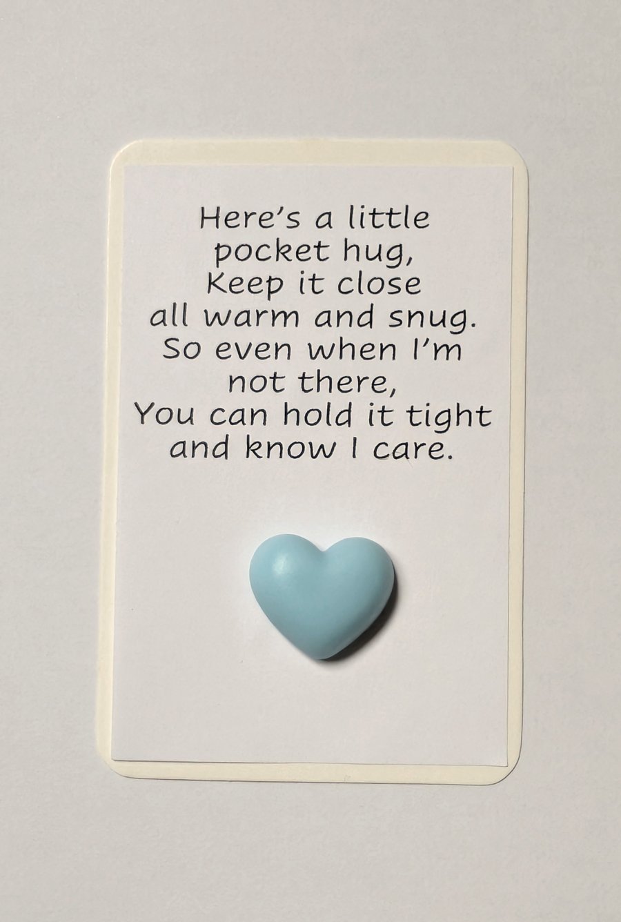 Pocket hugs - plain heart