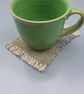 'Horizon'   - hand woven coaster - Image 3