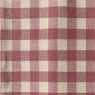 Pink Gingham Linen-Cotton Fabric, Medium Weight, by the metre