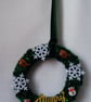 Handmade snowflake Christmas wreath - Image 2