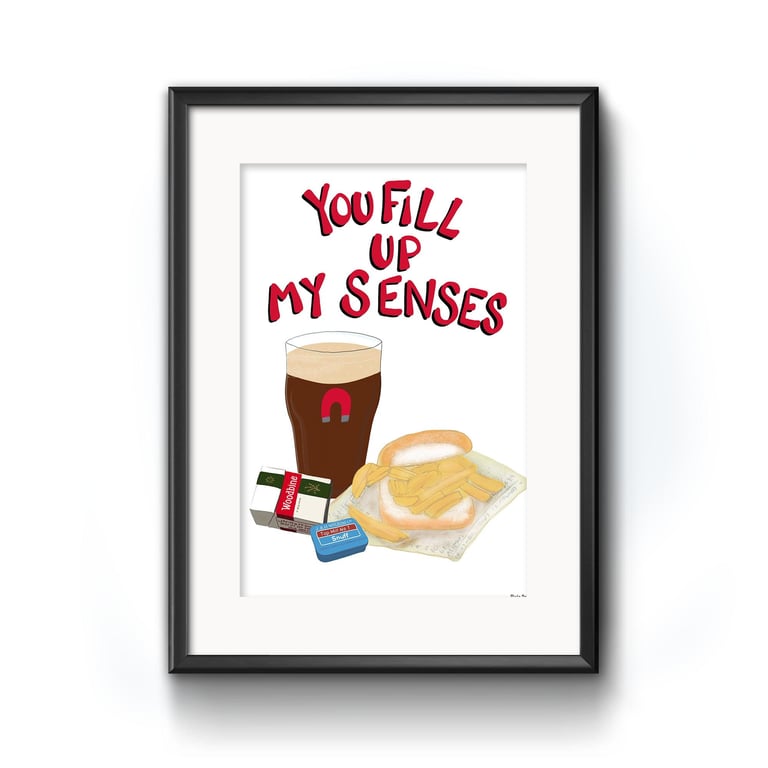 You fill up my senses print for Sheffield United fans