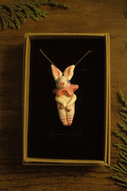 Forest Rabbit Guardian Necklace