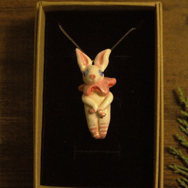 Forest Rabbit Guardian Necklace