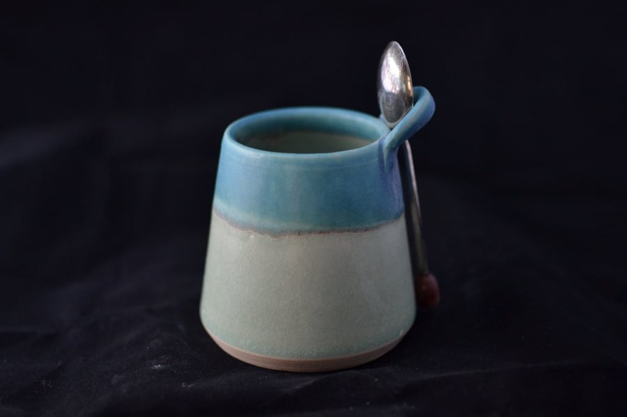 Super Seconds Saturday - Skyline Sugar bowl and spoon (17)