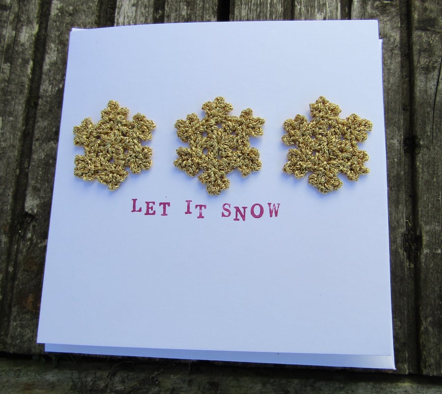 Crochet Christmas card