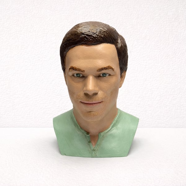 Fully Customisable Dexter Morgan Bust - 140 x 120 x 200mm
