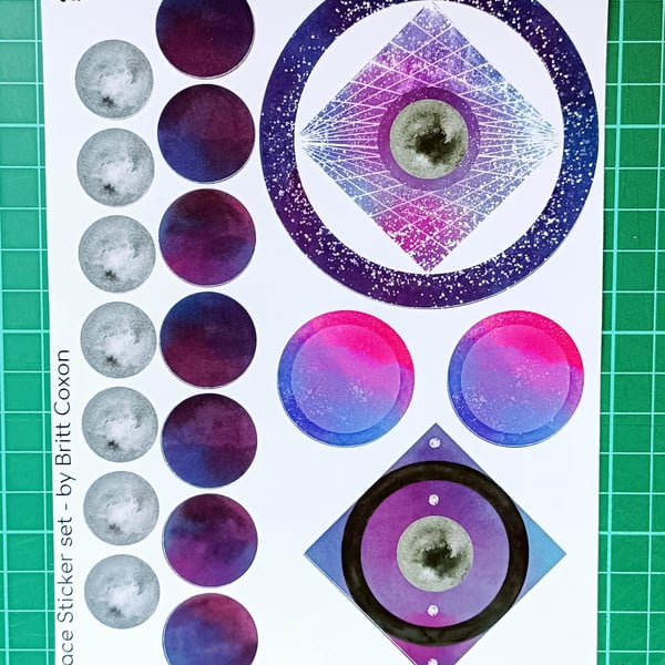 Space Sticker Sheet