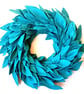 Decorative Felt Wreath, Forest Green 'Leaves' Wreath, minimalist, simple. - Image 2
