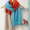 Colour Block Lambswool Scarf