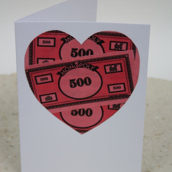Monopoly Valentine card