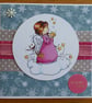 Happy Christmas Card - Angel - Image 10