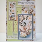 Handmade New Baby Congratulations Card – Cute Mouse - Gender Neutral 