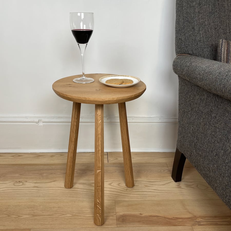 Oak side table