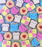 Jammie Dodger Kawaii Wooden Pin or Brooch - Image 7