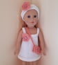 KNITTING PATTERN PDF White Sundress for Doll - Image 2