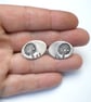 Silver Dandelion Cufflinks - Image 3