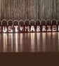 Wedding 'Just Married' Tin Can Lantern