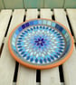 Gypsy Sky Mosaic Garden Bird Bath - Image 3