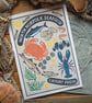 Norfolk Seafood poster - original- A3