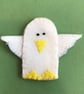 Seagull Felt Brighton Beach Coastal Finger Puppet - Image 1