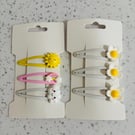 Daisy Flower Hair Clips 
