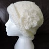 SALE Beanie Hat Woolly Winter White