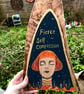 SALE! Painted wood piece, "Fierce self compassion" - Image 2