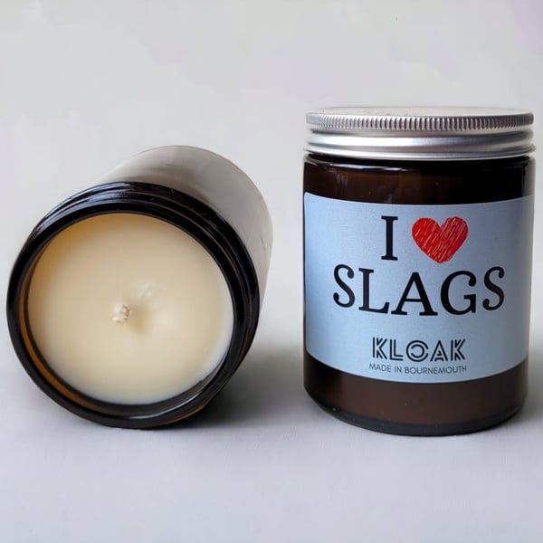 I Love Slags Cheeky Candle