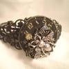 Steampunk Bee on Time Cuff/Bracelet