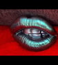 Handmade epoxy resin fridge magnet 'lips'. - Image 2