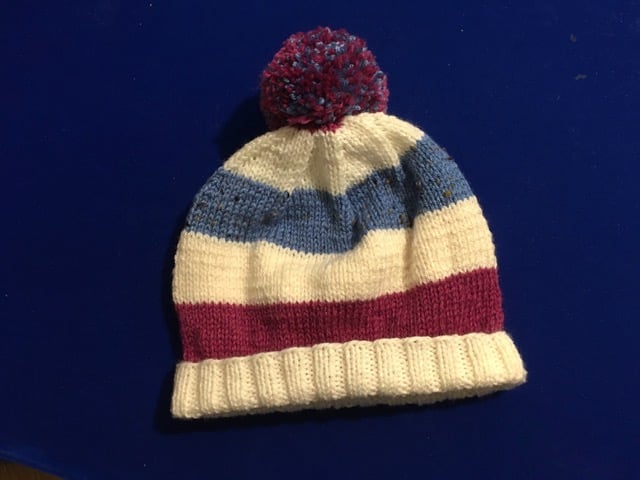 Large Aran Bobble Hat