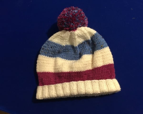 Large Aran Bobble Hat