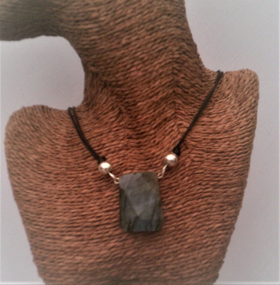 Labradorite Gemstone Necklace Choker, Labradorite Jewellery,