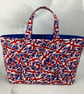 Union Jack tote bag, Flags shopper, handmade in Sussex