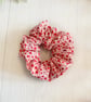 Fabric Hair Scrunchie - Handmade - Christmas Stars - Image 2