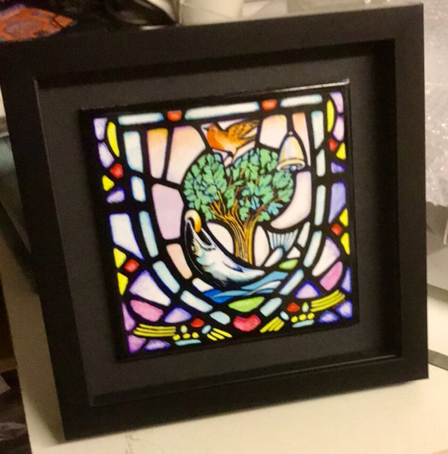 Framed Glasgow Coat of Arms  (Free PP UK)