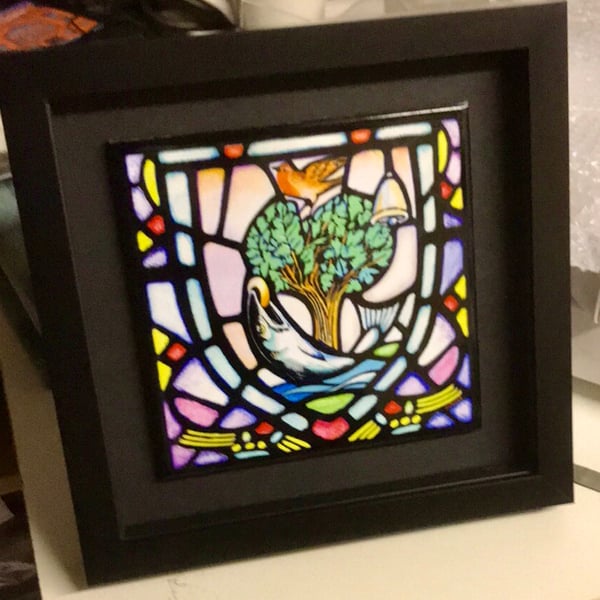 Framed Glasgow Coat of Arms  (Free PP UK)