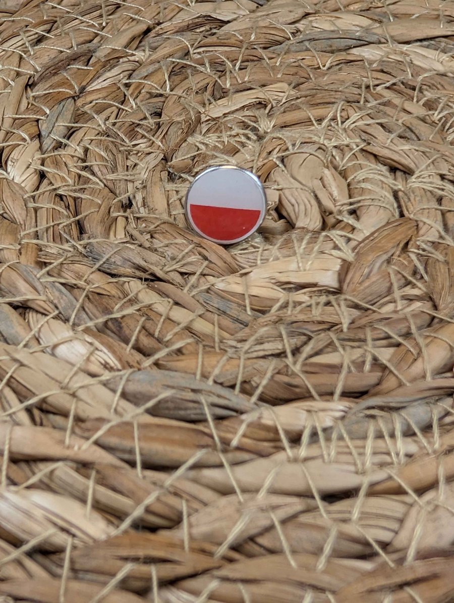 Thuringia Flag Map Pin – Germany Travel Push Pin for Wooden Maps