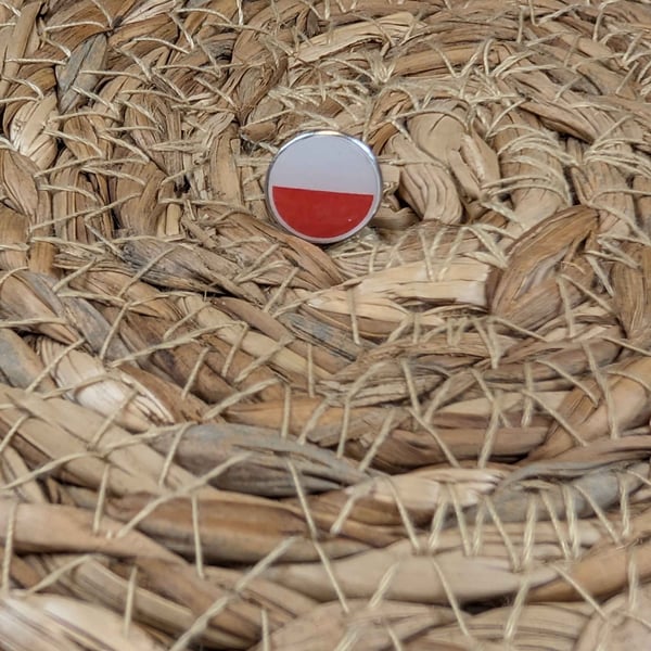 Thuringia Flag Map Pin – Germany Travel Push Pin for Wooden Maps