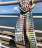 Staithes Paint Box Handwoven Lambswool Scarf - Image 9