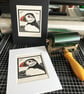 Lino Print - Puffin - Handprinted - Puffins - Image 8