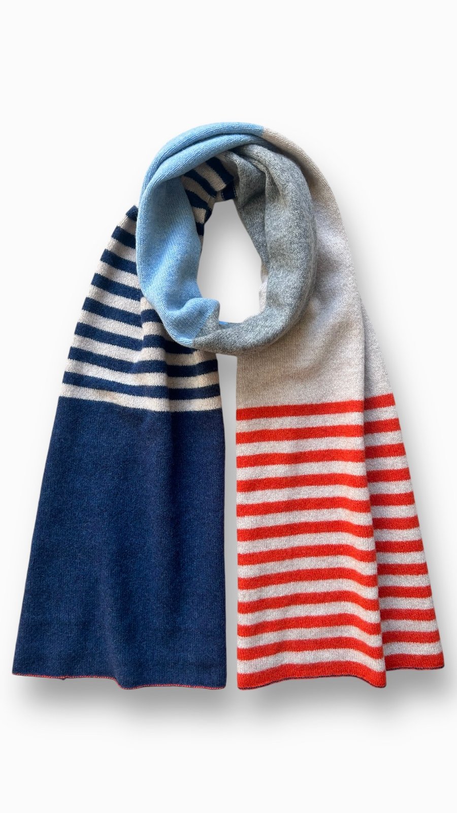 Striped and blocked Big Scarf