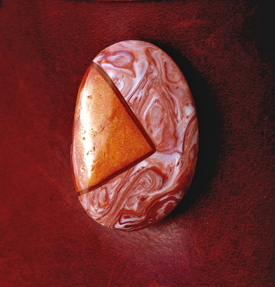 Sale -  Pebble Brooch - Handmade Polymer Clay - Dreamy Brooch