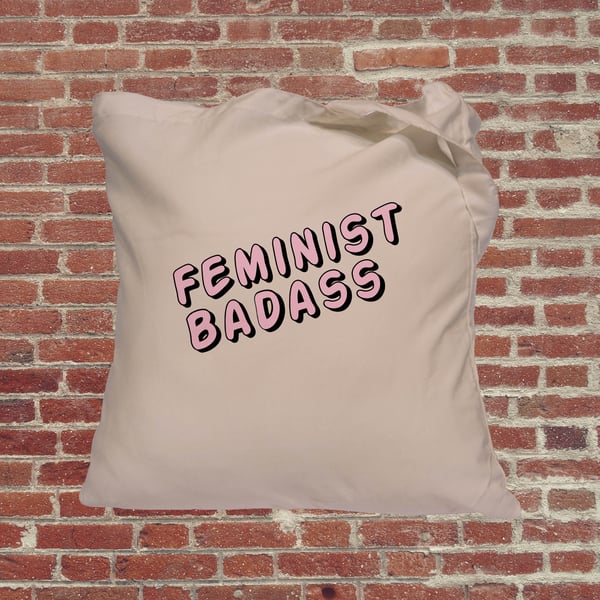Feminist tote bag, feminist, slogan tote bag,gifts for her, gifts for feminists,