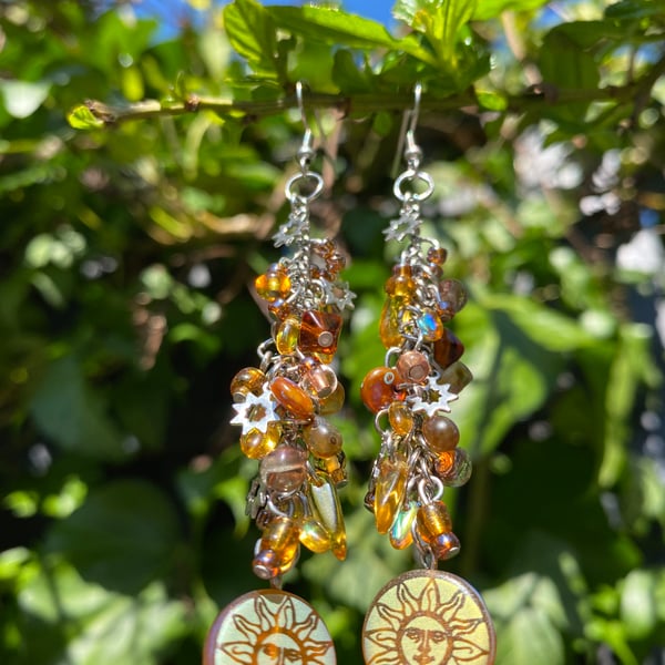 Sonny - Sun Charm Earrings 