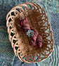 Hand spun art yarn - wool and mohair